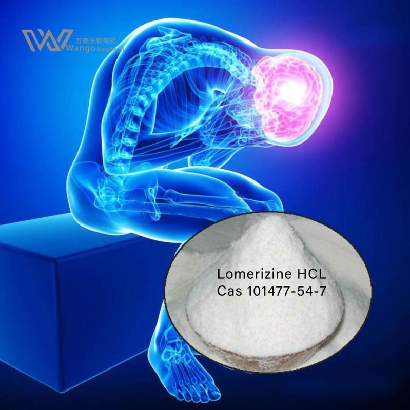 99% Purity Lomerizine HCL Powder For Migraine Treatment Cas 101477-54-7